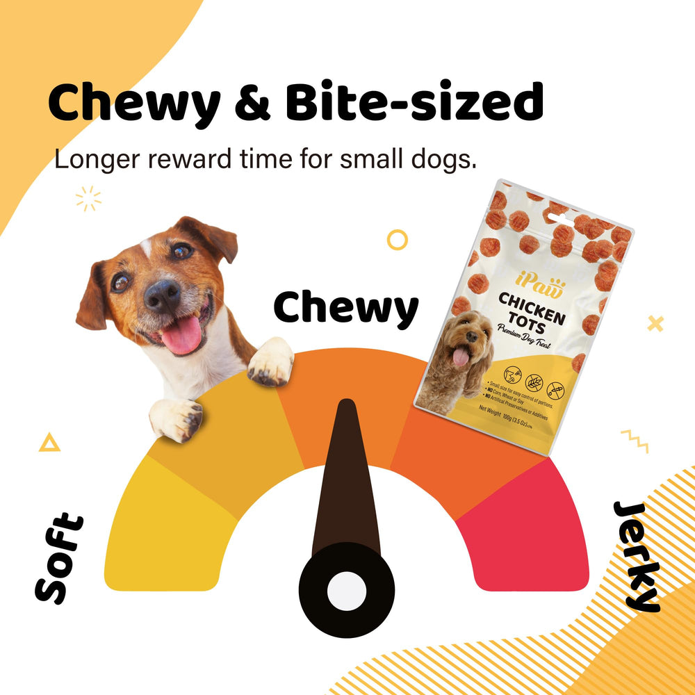 iPaw Tots de pollo todo momento: aptos para perros de todas las edades con supervision.