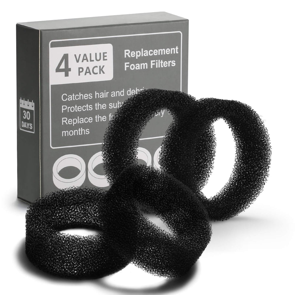 iPettie filtro de espuma para fuente inox, mejora la claridad del agua para tu gato.