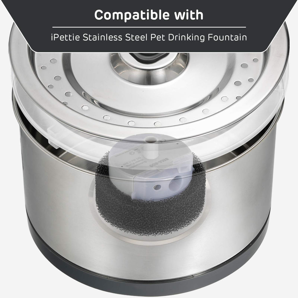iPettie protección de la bomba con espuma filtro para fuente inox.