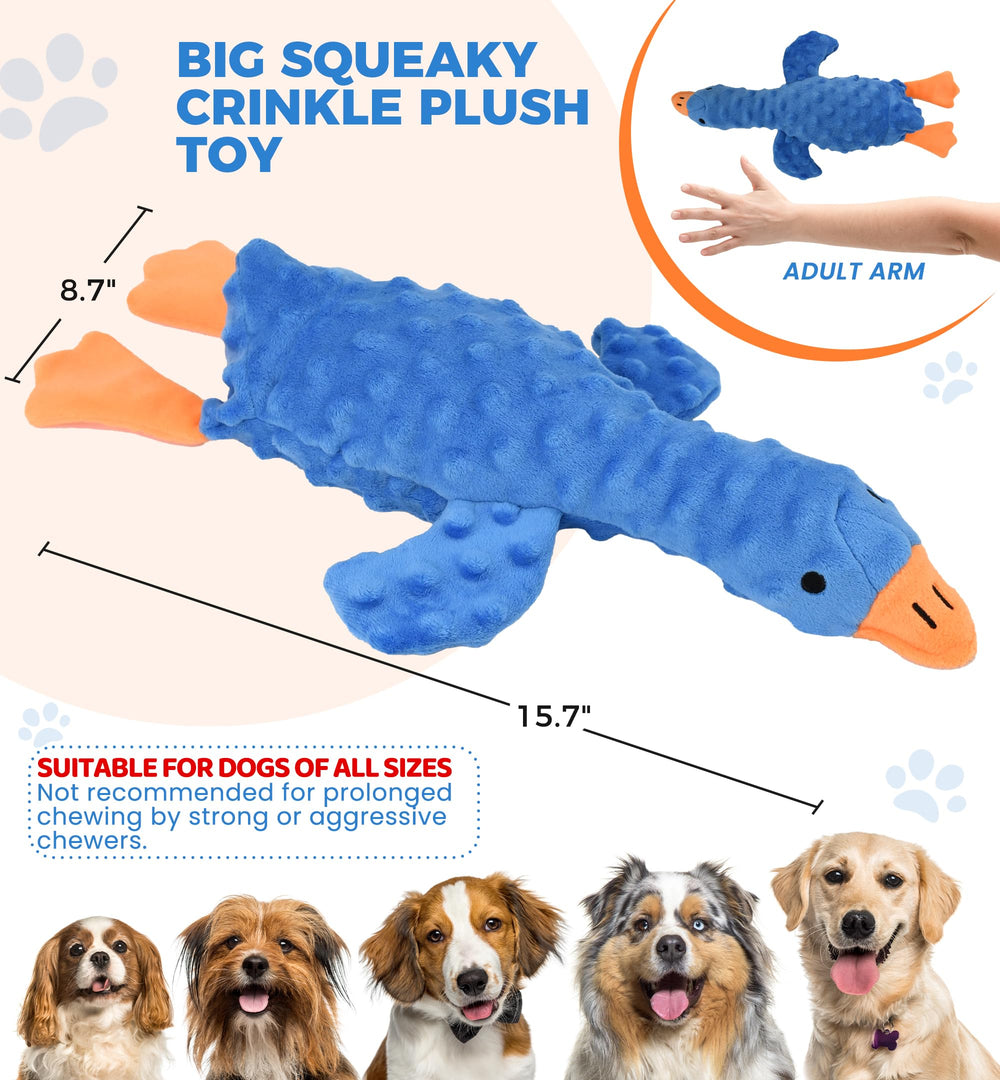 Ideal para perros de todo tamaño para jugar y consolar