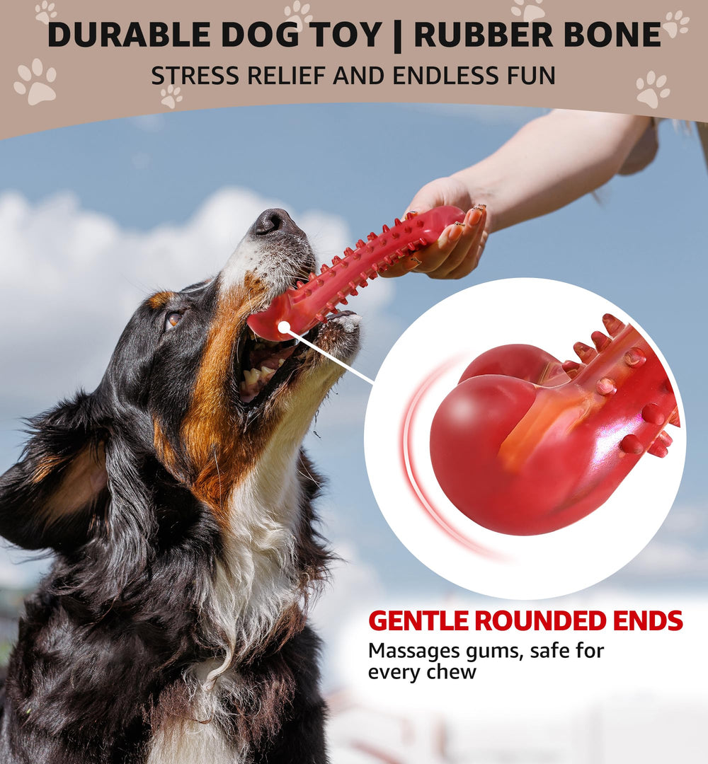 IPTPAS Hueso natural para perros: ayuda a mantener dientes limpios durante juego.