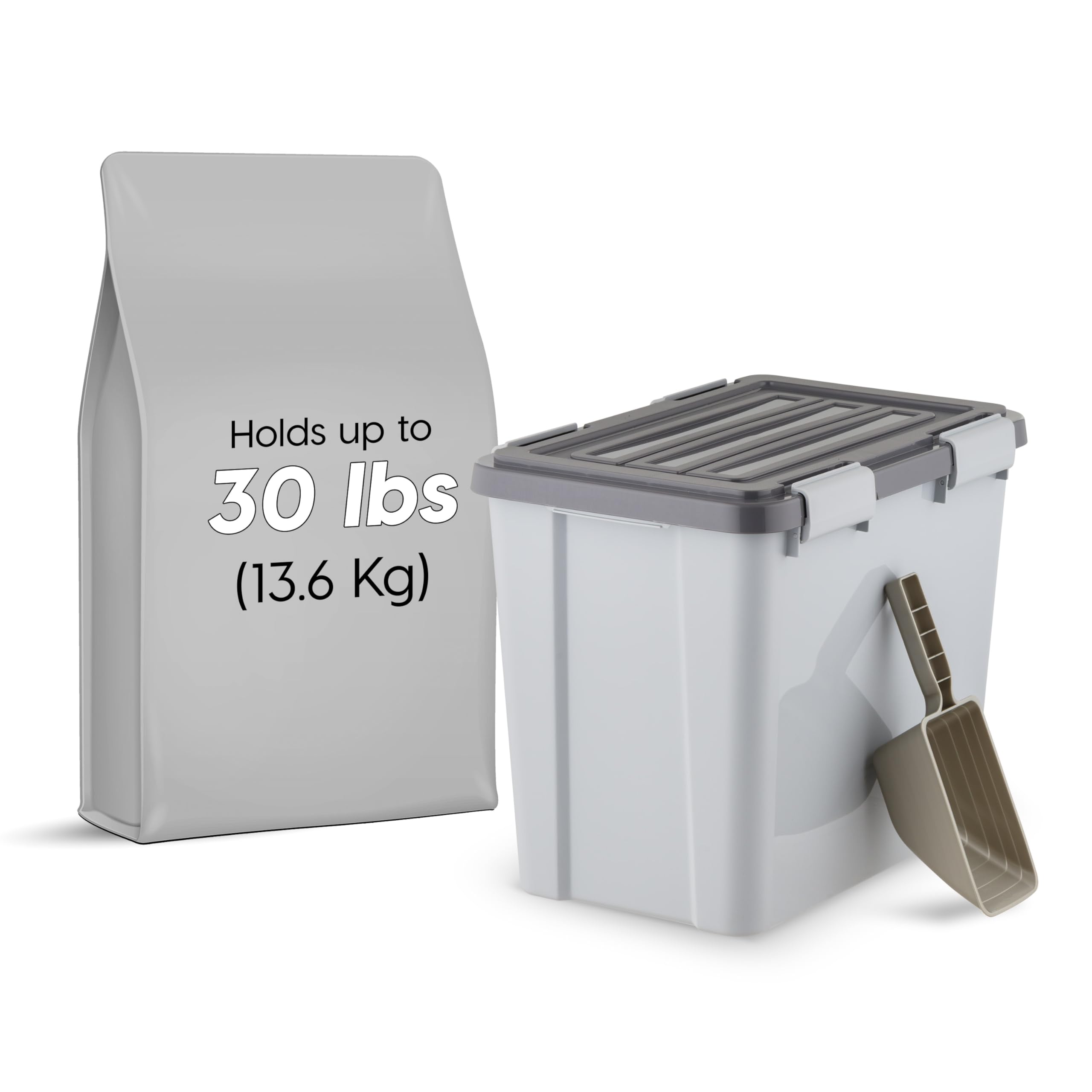 Contenedor IRIS USA de 36 Qt para comida seca de perros