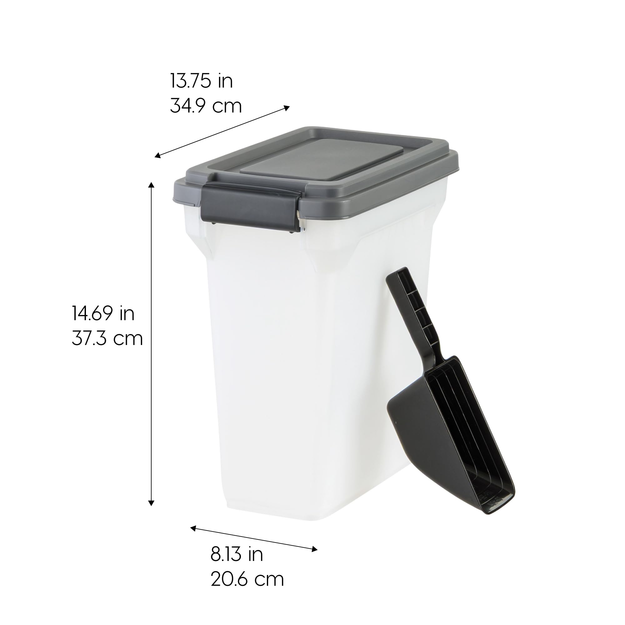 Cuchara medidora de dos tazas de IRIS USA para porciones limpias