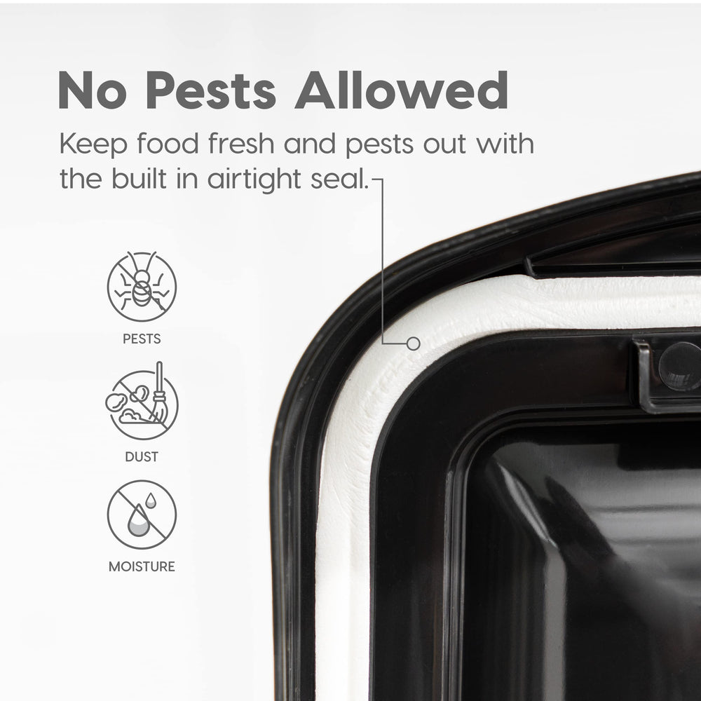 Interior espacioso de IRIS USA para 65 cuartos de capacidad de comida.