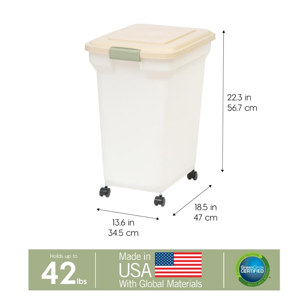 Ruedas desmontables de WeatherPro para mover el contenedor