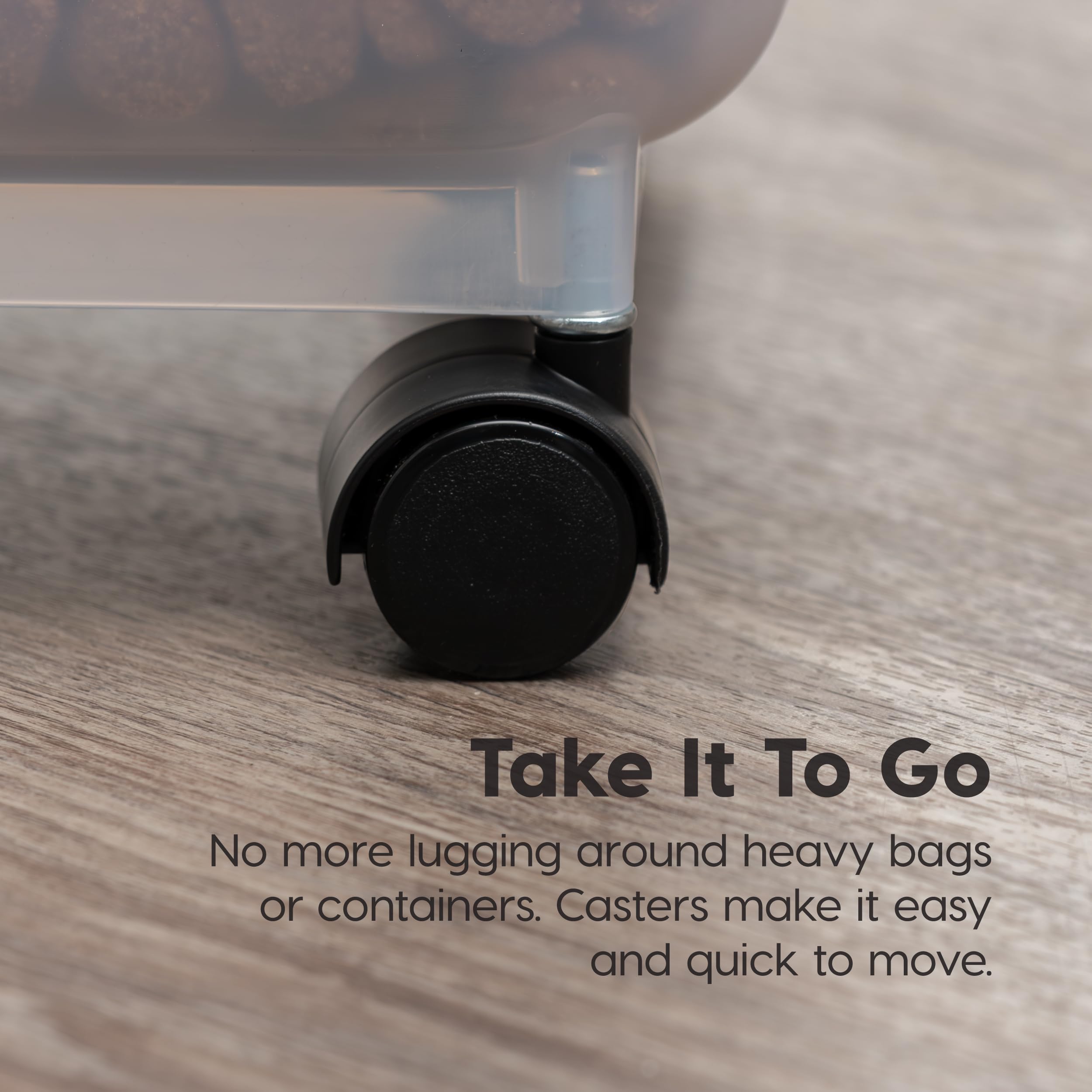 IRIS USA WeatherPro uso versátil para diferentes tipos de alimento seco.