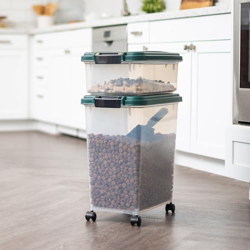 IRIS Remington: contenedor para comida de gato de 11 libras con tapa sellada