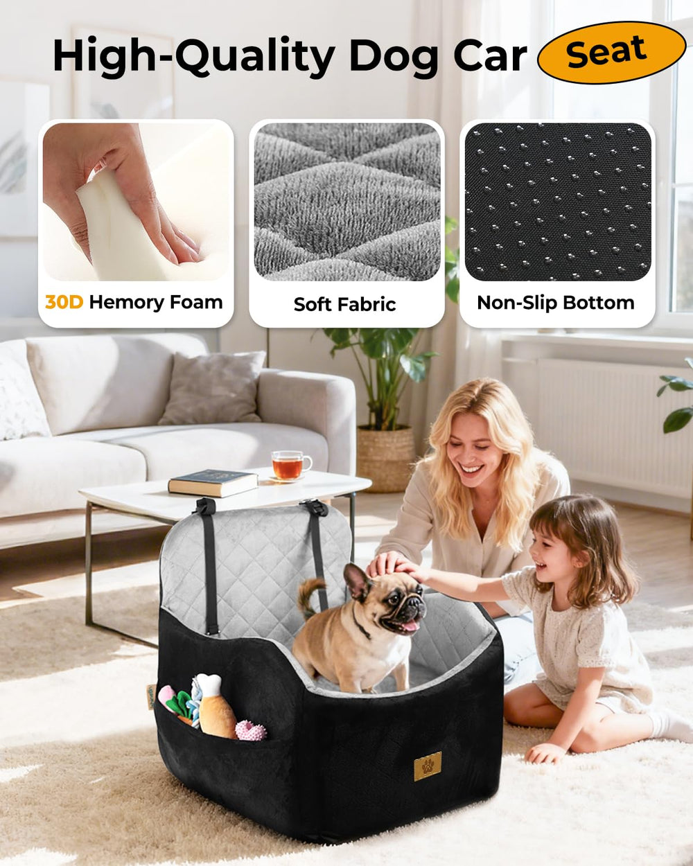 Ishineon asiento desmontable y lavable facilita la limpieza después del paseo