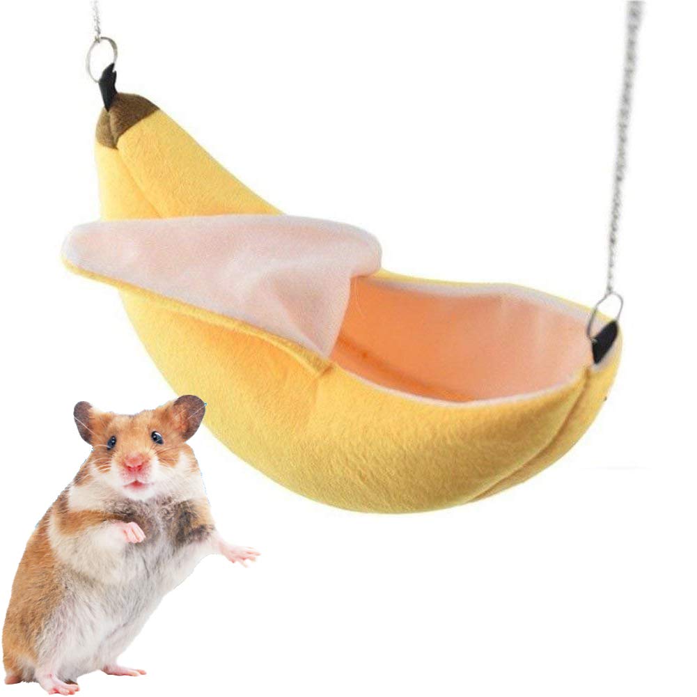 ISMARTEN casa banano para mascotas: refugio cálido dentro de la jaula