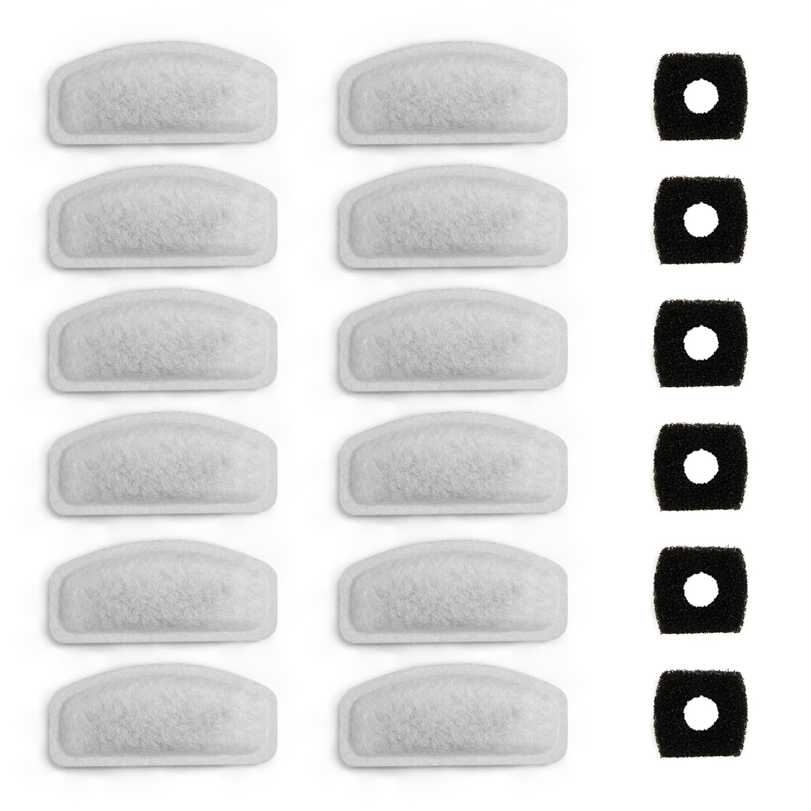 Itscute filtros-carbon-d30-2l: filtros de carbono para agua de gatos, mejor sabor.
