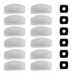 Itscute filtros-carbon-d30-2l: filtros de carbono para agua de gatos, mejor sabor.