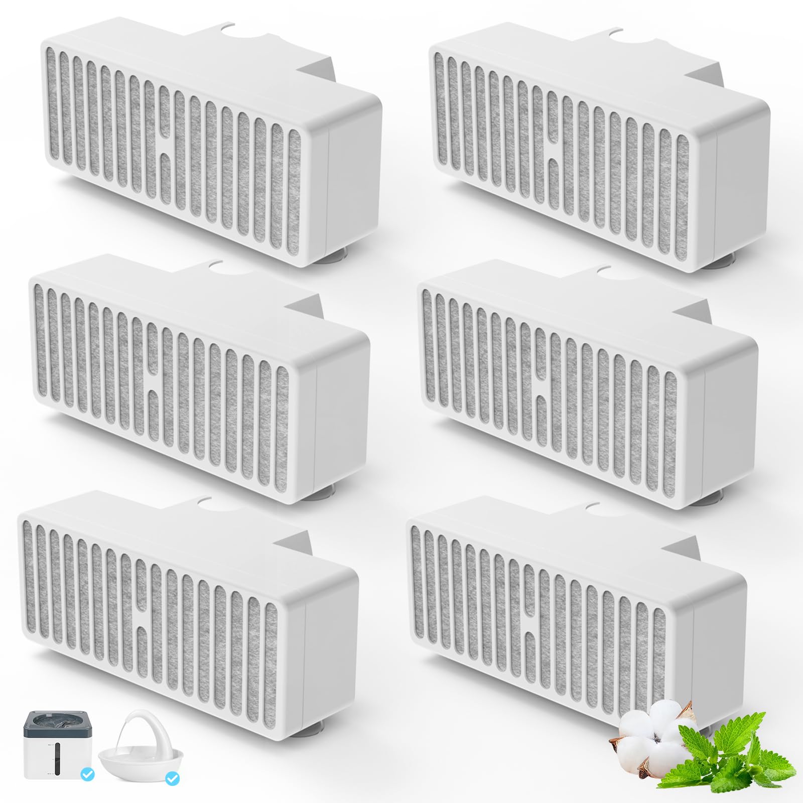 ITSCUTE filtros para gatos: filtros para fuente de 80 onzas, agua fresca diaria.