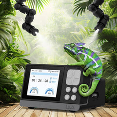 Mister automático para terrario de J&A Jason Aerobic, ideal para control de riego y ambiente.