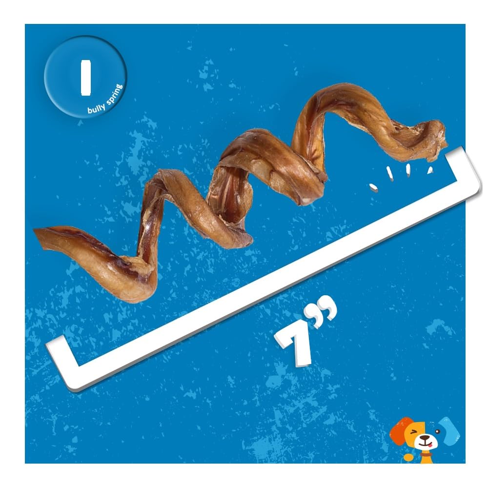 Jack&Pup Bully Springs sin olor: snack sin olor para uso diario.