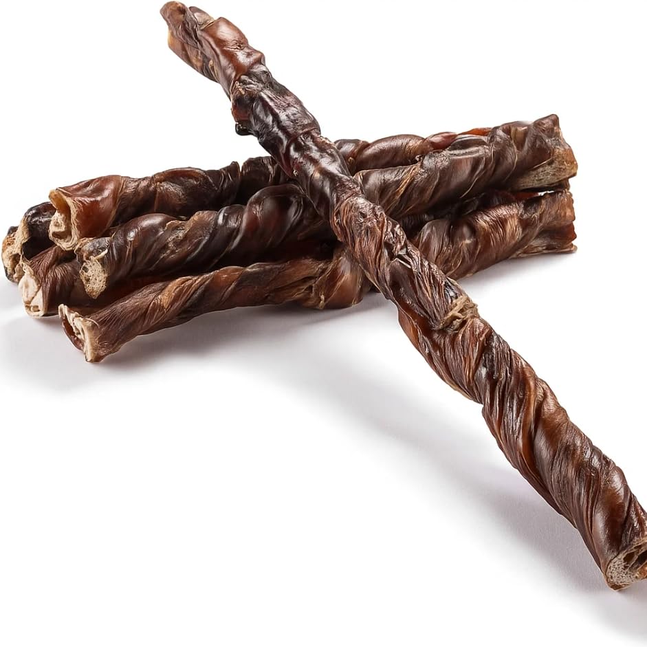 Jack&Pup Bully Twists: ingrediente único y sabor natural sin aditivos.