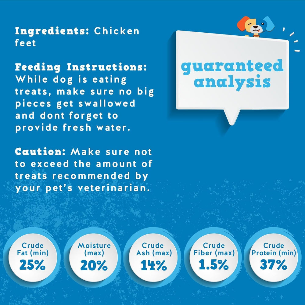 Jack&Pup dedos-pollo-deshidratados-para-perros snack para entrenamiento y juego diario.