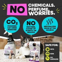 Jackson Galaxy EX; preparación rápida para limpiar manchas y olores.