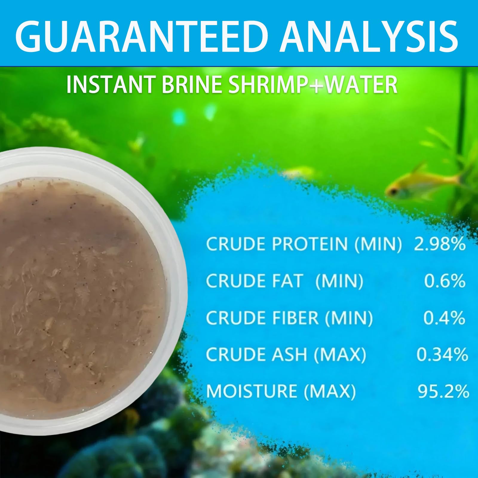 JADINGSFARM: Alimento de artemia congelado y sellado para acuarios.
