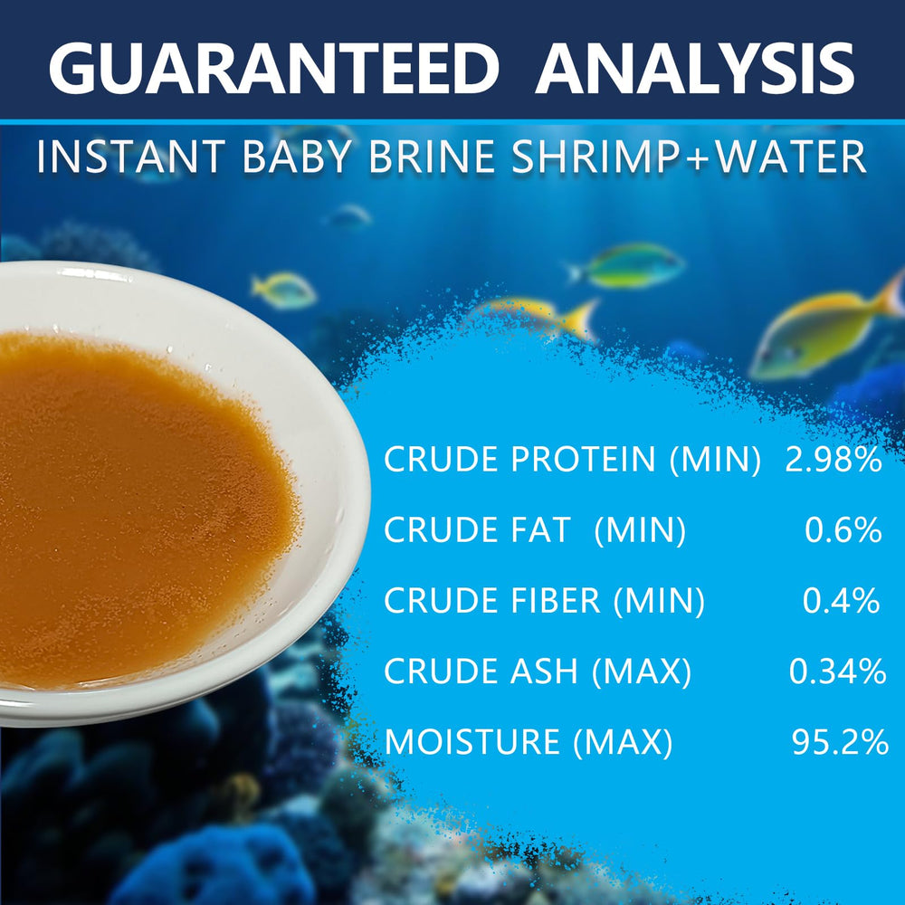JADINGSFARM alimento listo para usar de artemia, ideal para alimentación diaria de peces