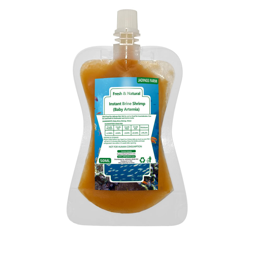 JADINGSFARM huevos de artemia bebé en envase congelado para nutrición de peces