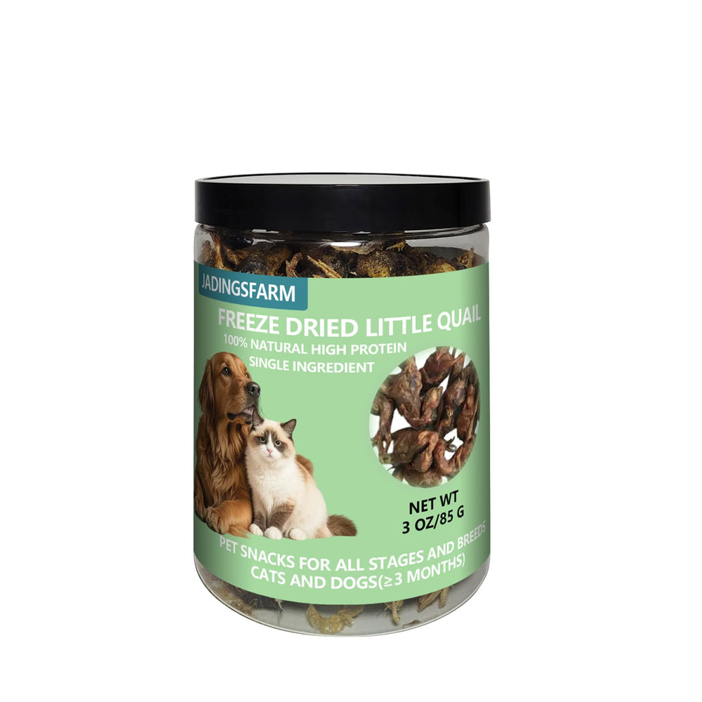 Premio natural JADINGSFARM codorniz seca para entrenamiento de mascotas