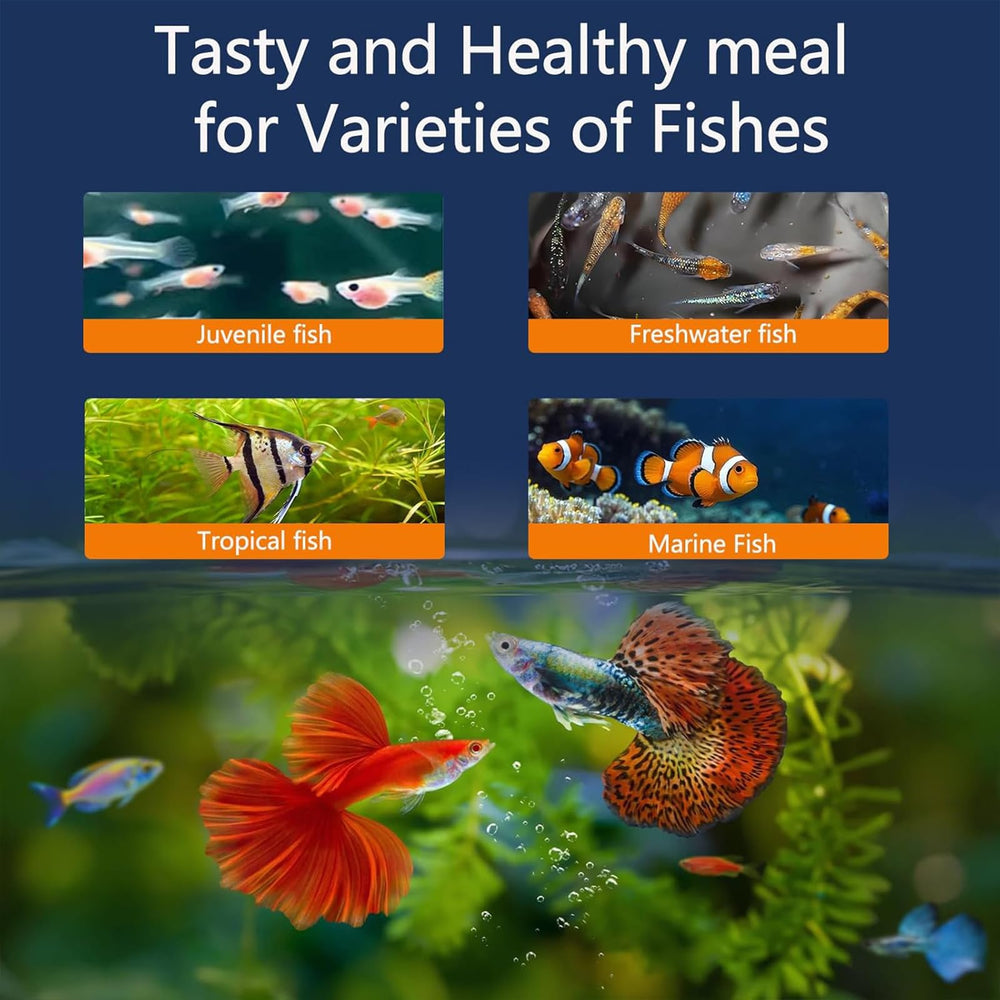 JADINGSFARM Daphnia alimento para acuario marino, seguro y nutritivo