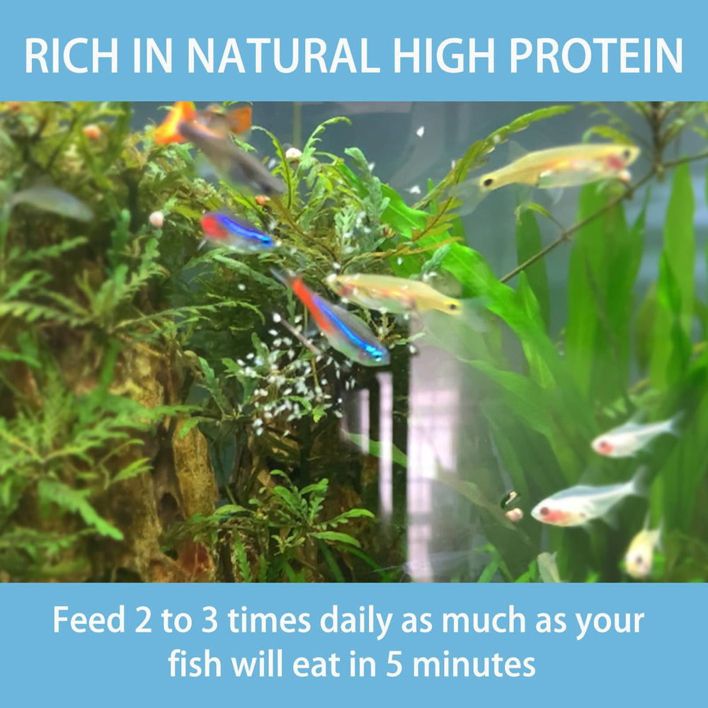 JADINGSFARM Daphnia alimento para peces pequeños, favorece alimentación diaria