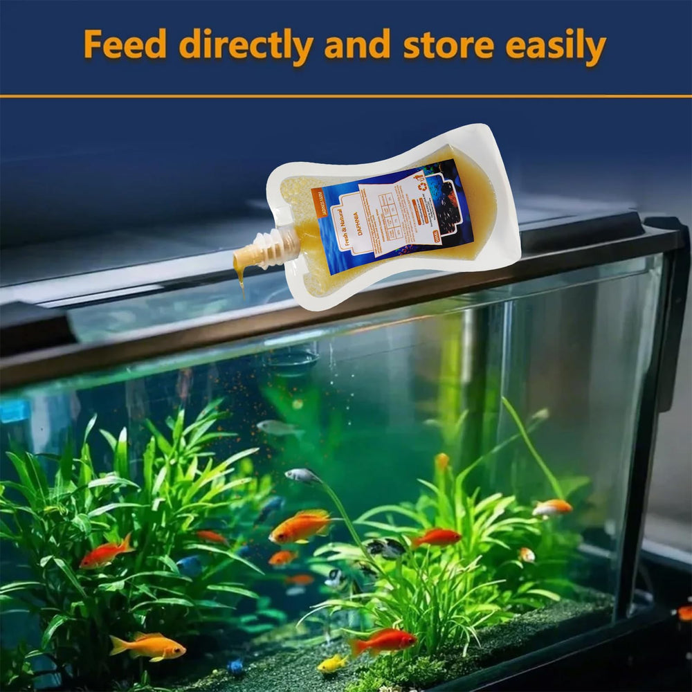 JADINGSFARM Daphnia paquetes de alimento para acuario, fácil de almacenar