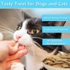 JADINGSFARM Minnows para perros y gatos, snack natural y nutritivo.