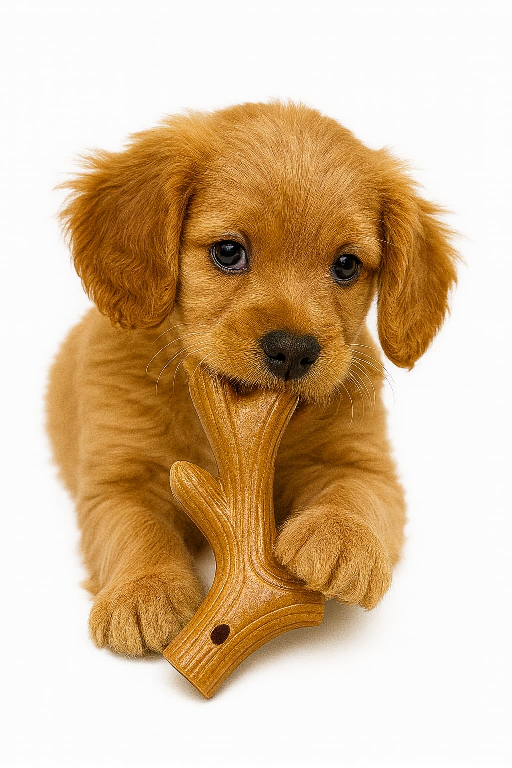 Jalousie: peluche con chirrido para masajes de encías durante el juego.