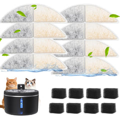 Jaojcoe filtros para fuente de gato inalámbrica, agua limpia y agradable para beber.