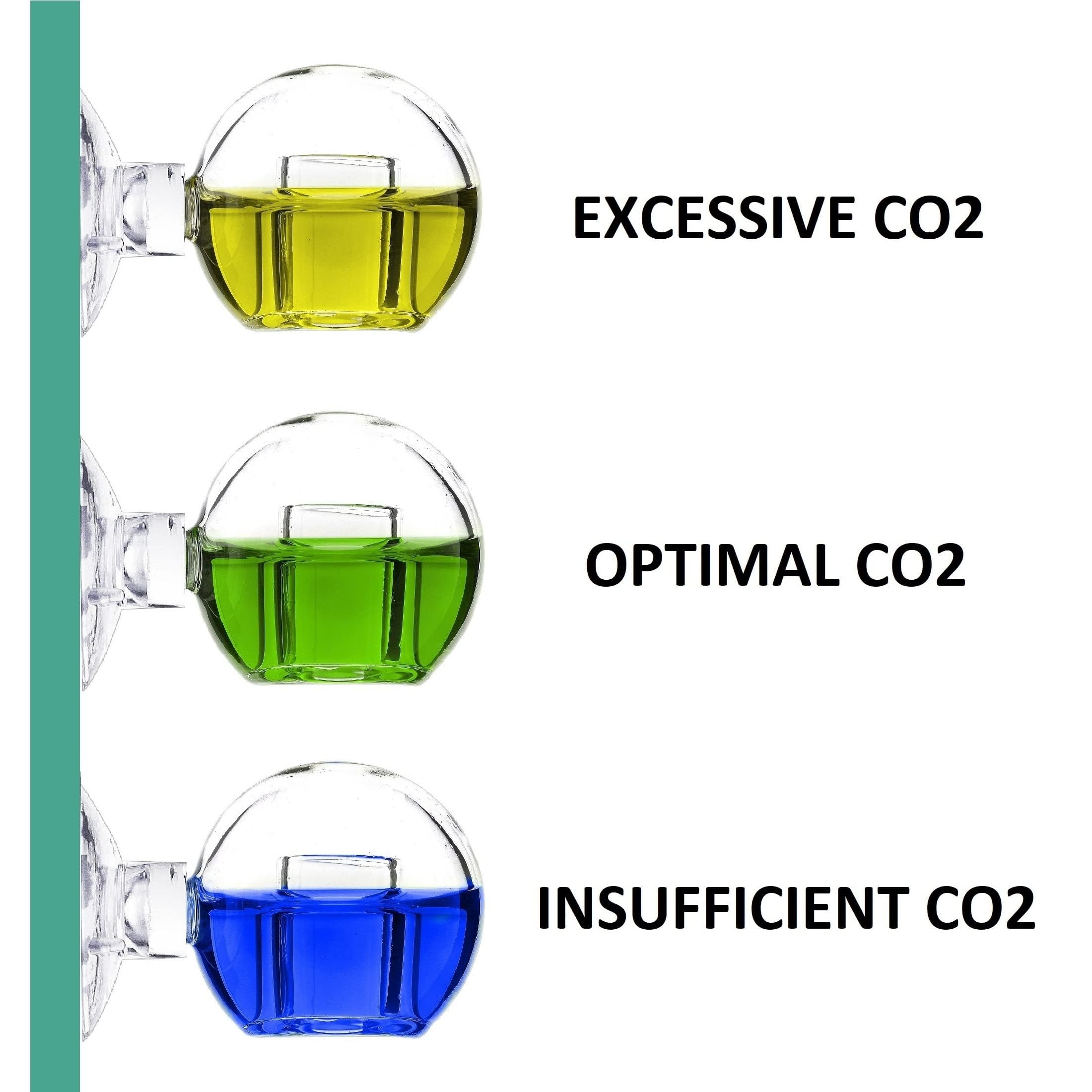 JARDLI conjunto completo CO2 para acuario con ventosa y pipeta