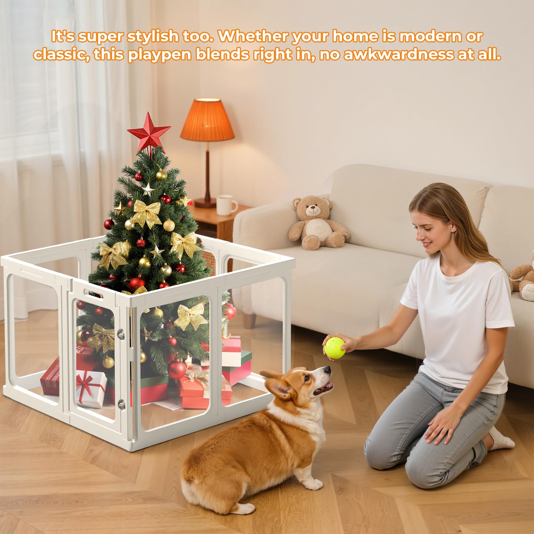 Jatindear diseño multiusos para cachorros, gatos y conejos, adaptable como zona de juego.