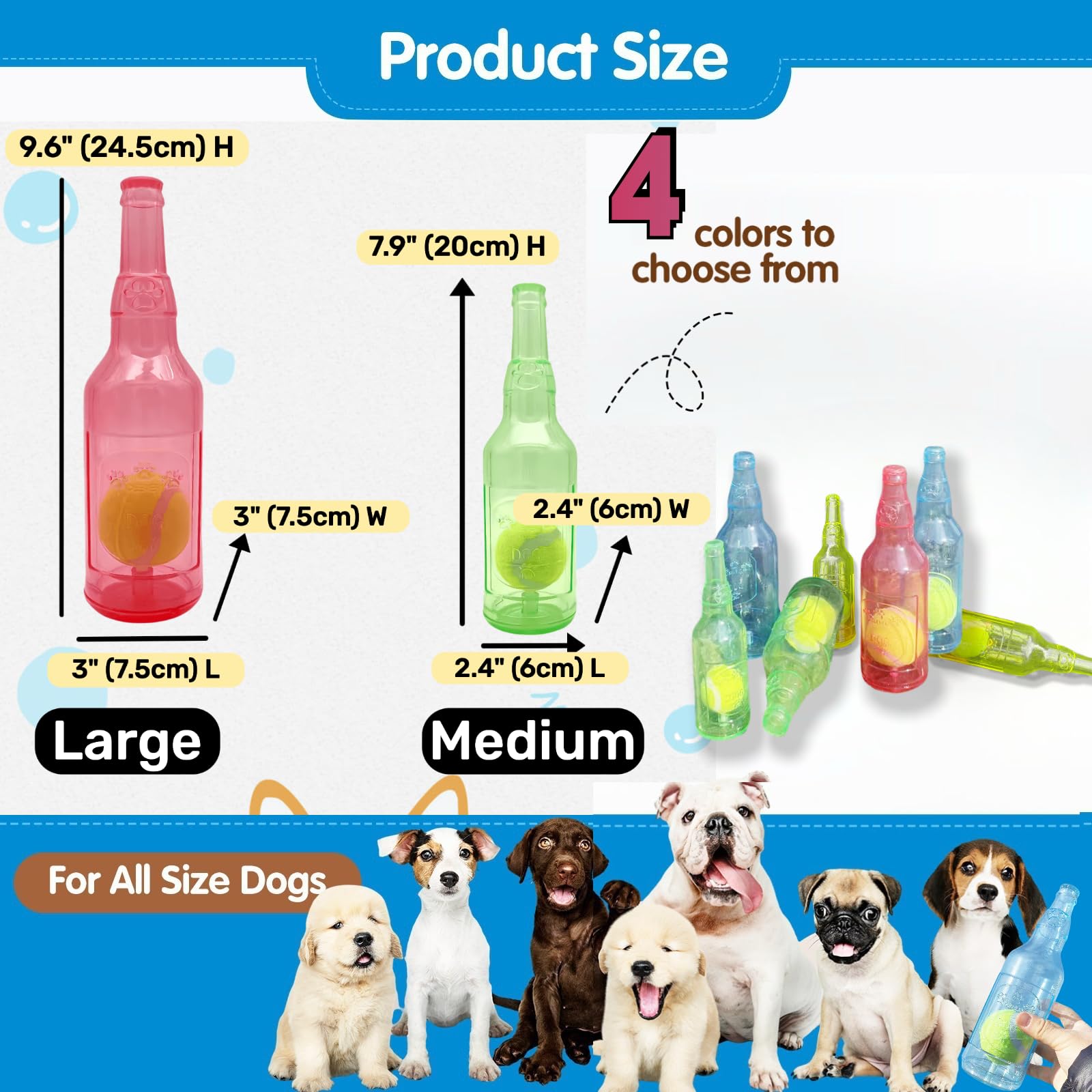 Jatmira material-TPR resistente verde mediano, durabilidad ante mordidas
