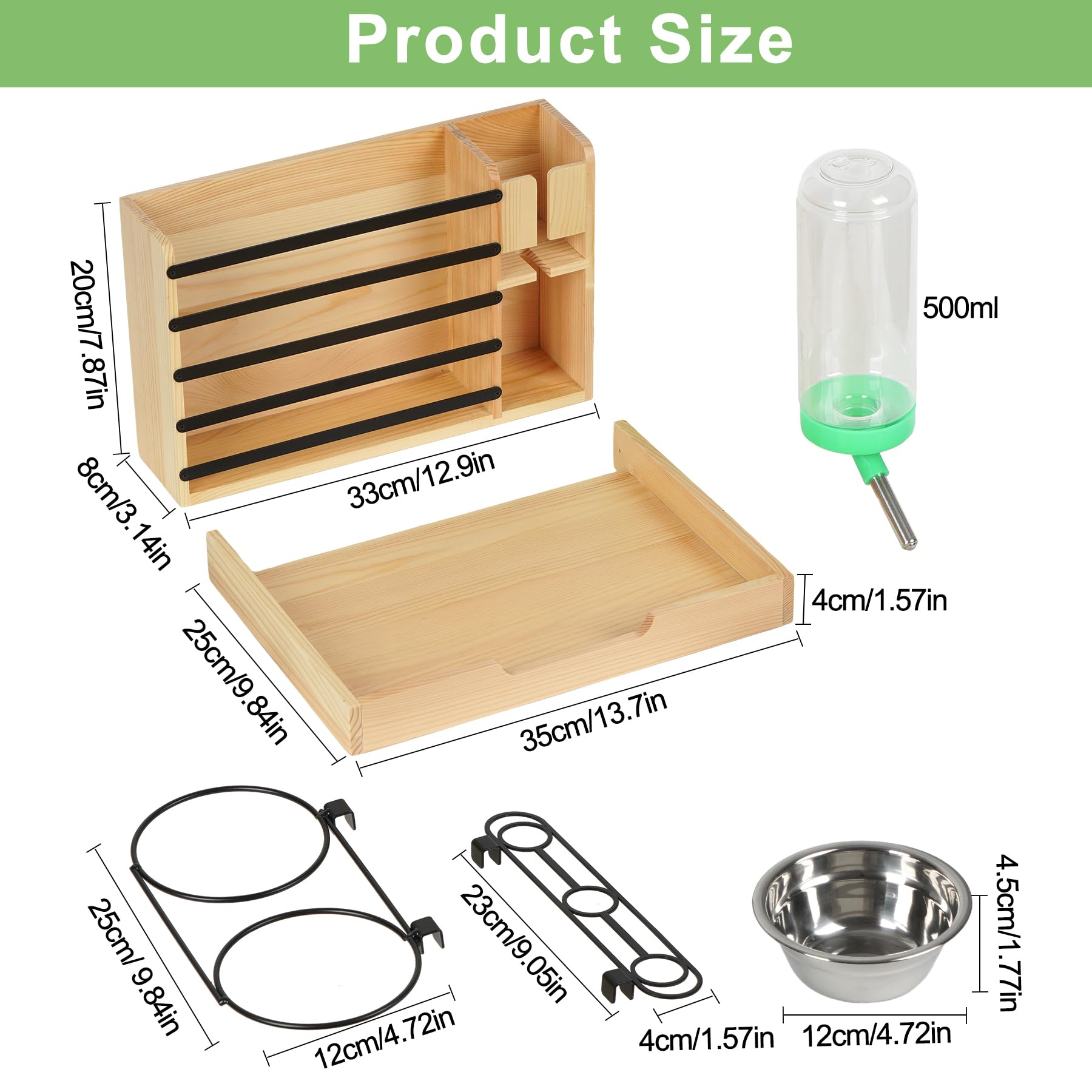 JAZUIHA porta-zanahorias, snack seguro para conejos.