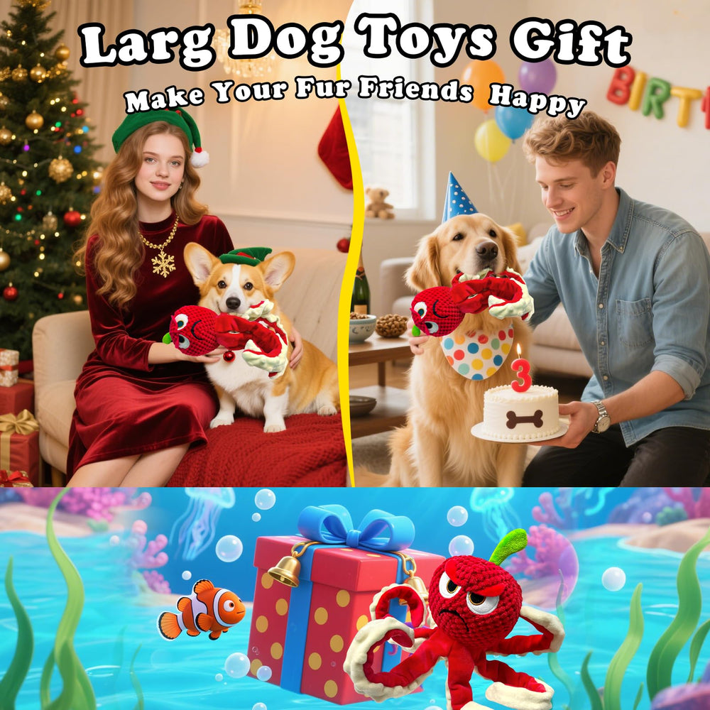 Jeefome pulpo regalo ideal para perros, perfecto para ocasiones especiales