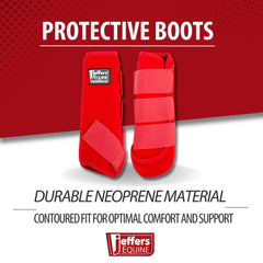 Las botas Jeffers muestran cierres de correa duraderos para ajuste seguro.