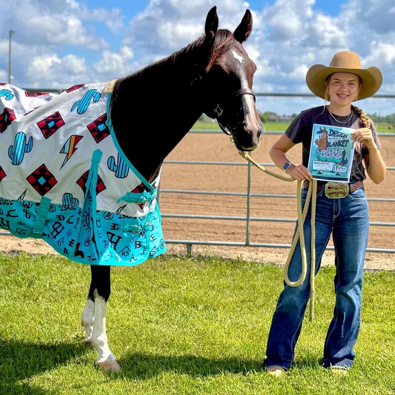 Jeffers Economy Plus: cierre frontal ajustable para ajuste cómodo en caballos