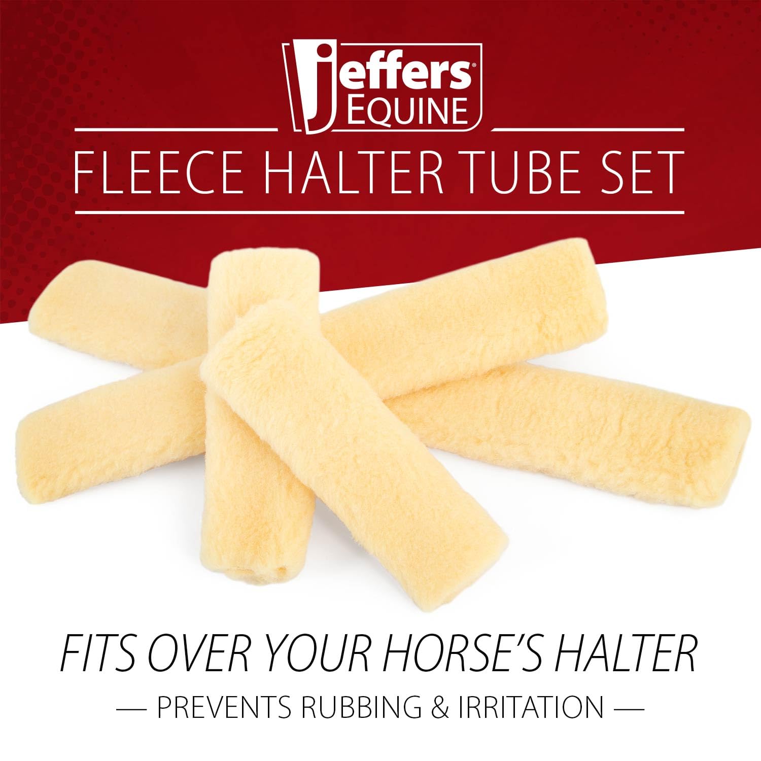 Cierre de velcro facilita ajuste seguro en el halter Jeffers Equine.