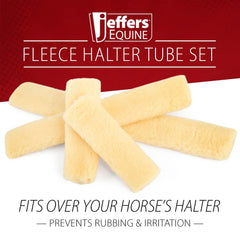 Cierre de velcro facilita ajuste seguro en el halter Jeffers Equine.