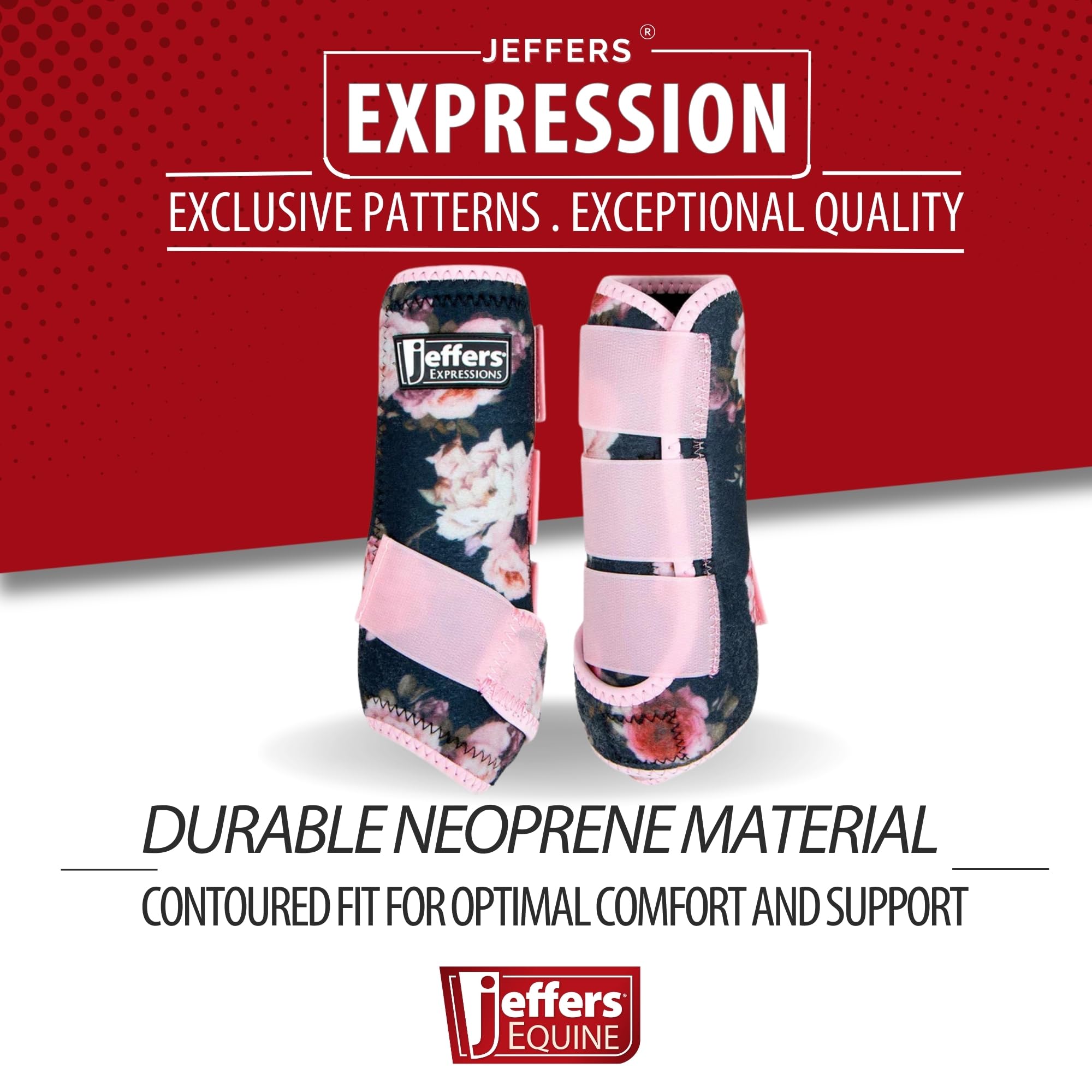 Jeffers Expression Neopreno Confort ofrece ajuste cómodo y material transpirable para largas cabalgatas