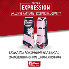 Jeffers Expression Neopreno Confort ofrece ajuste cómodo y material transpirable para largas cabalgatas