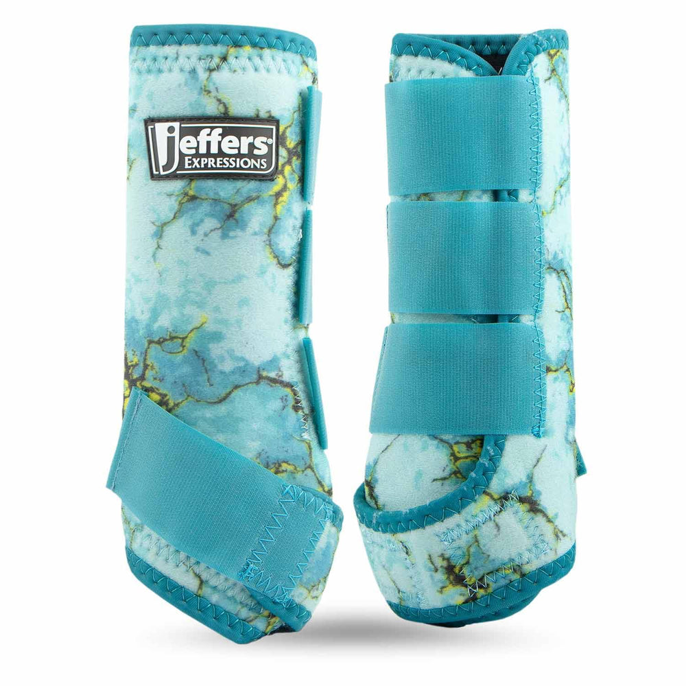 Botas Protectoras Jeffers Expression Bisbee Azul correas ajustables: ajuste seguro durante uso y transporte