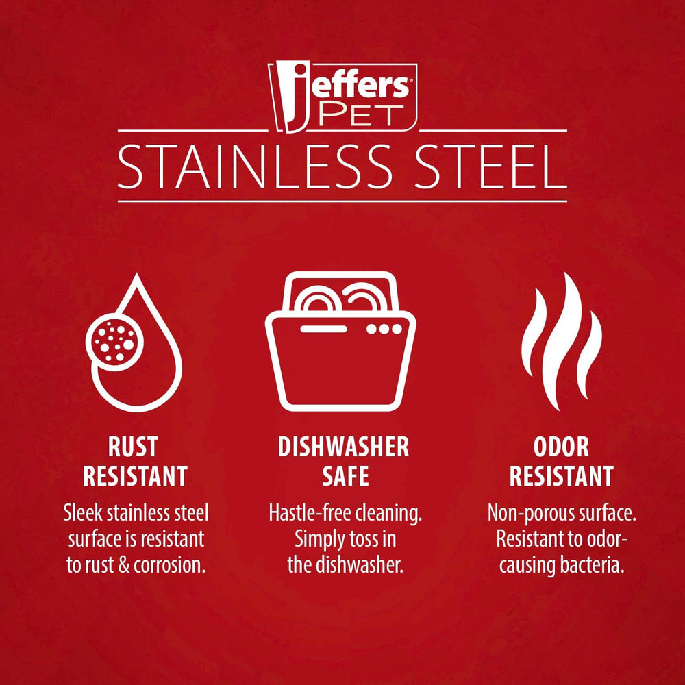 Jeffers plato versátil para interior y exterior, perfecto para comida o agua.