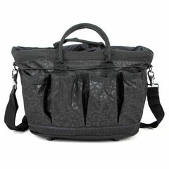 Jeffers Poplar Head: bolsa con bolsillos para cepillos, organización rápida para el aseo de caballos.