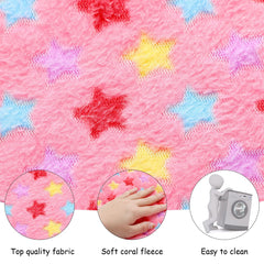 Jetec almohadilla de felpa para conejos en rosa; ideal para dormir