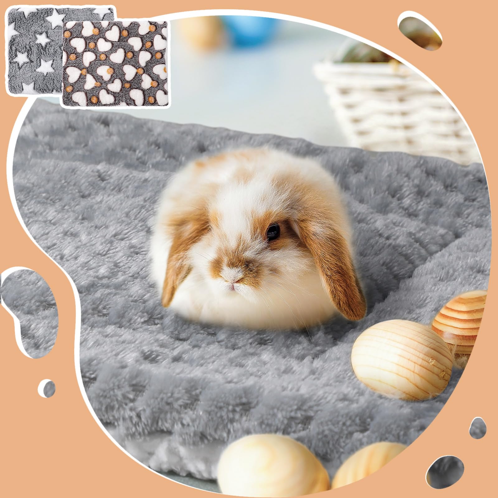 Jetec cama espaciosa para mascotas pequeñas, protege del frío en invierno.