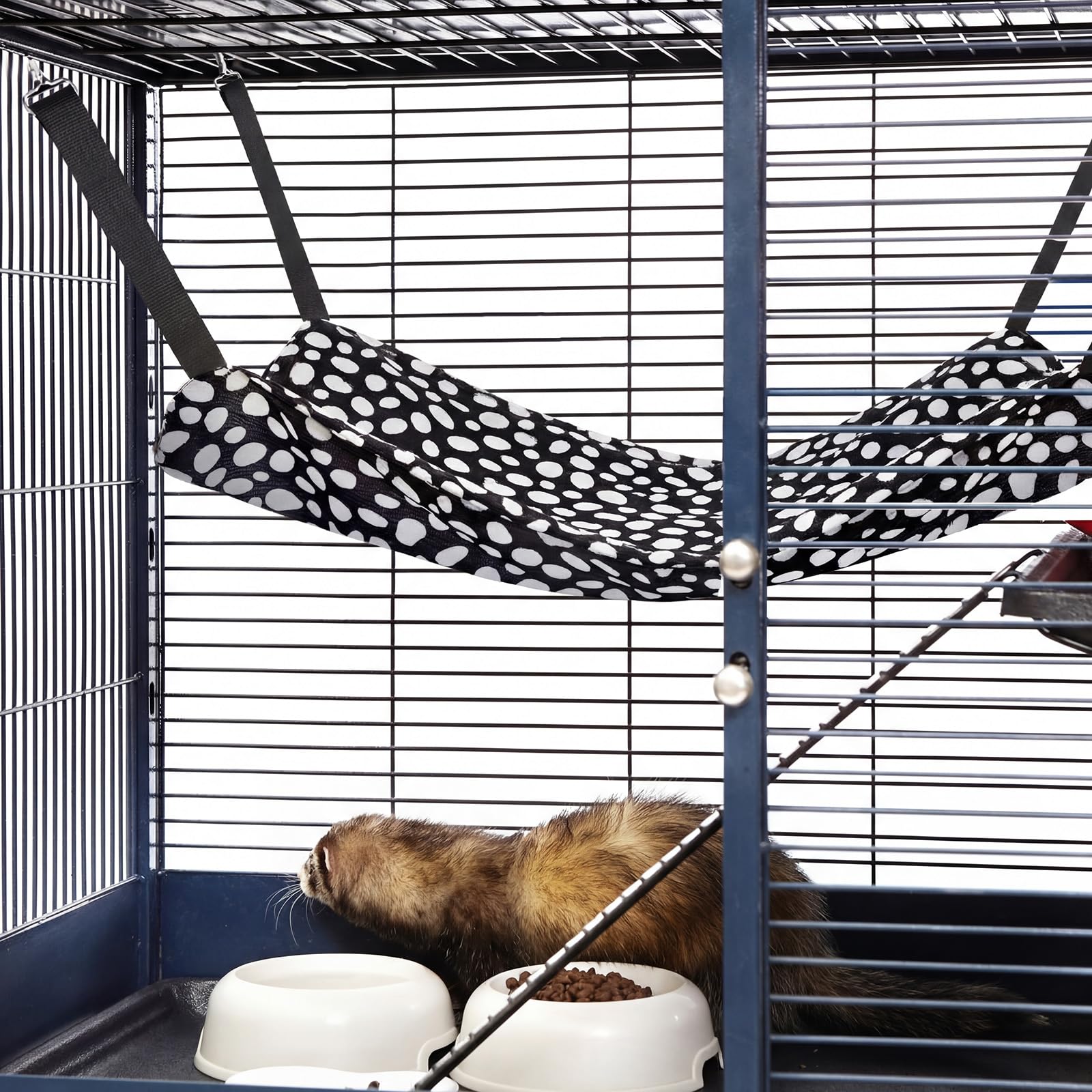 Jetec hamaca para conejos, suave y ventilada para momentos de juego.