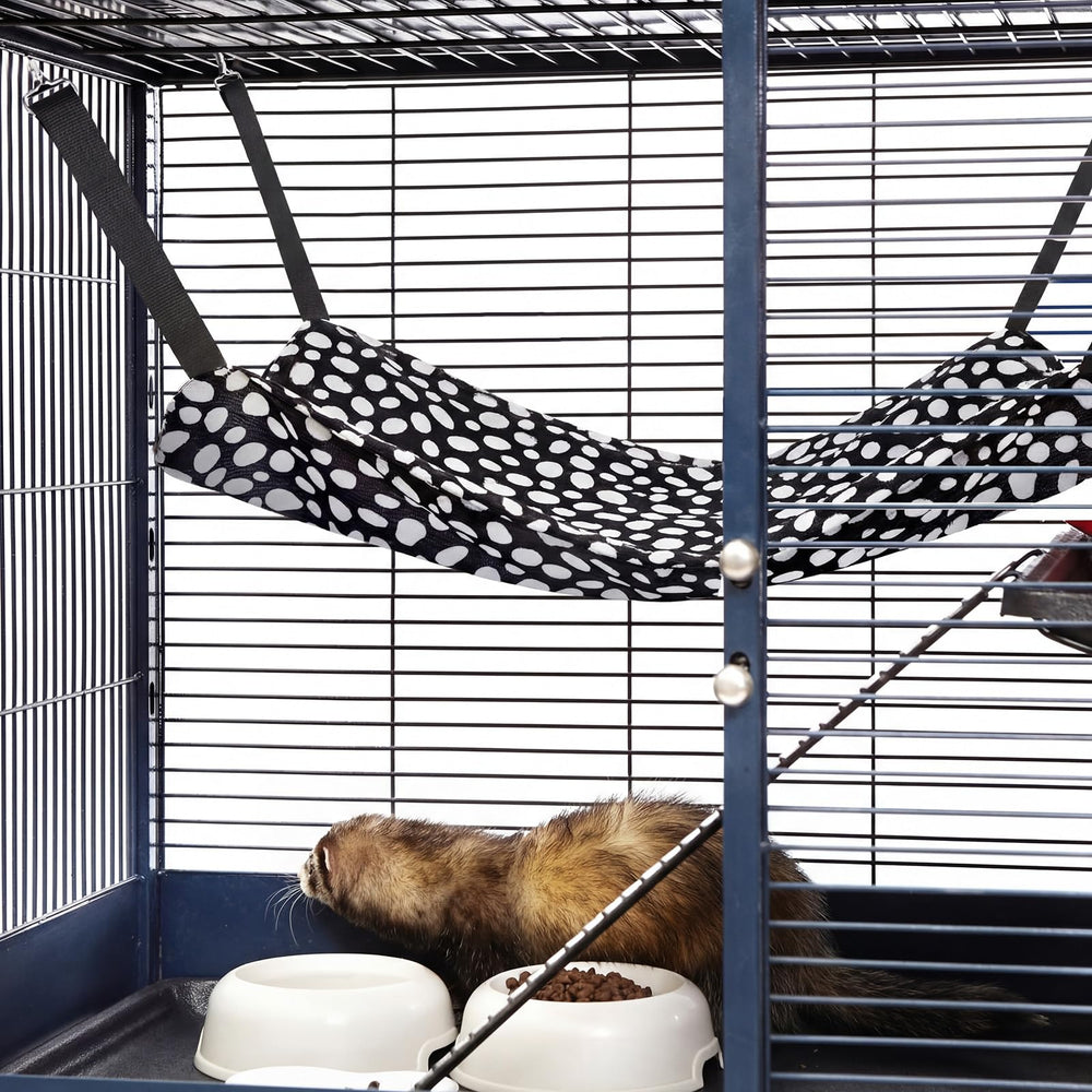 Jetec hamaca para conejos, suave y ventilada para momentos de juego.
