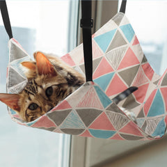Jetec hamaca gato con correas ajustables y ganchos para instalación estable